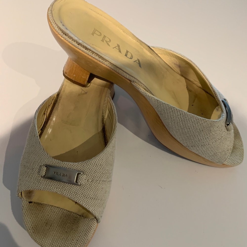 Prada High Style Clog/.Very Unique Heel Gorgeous - image 5